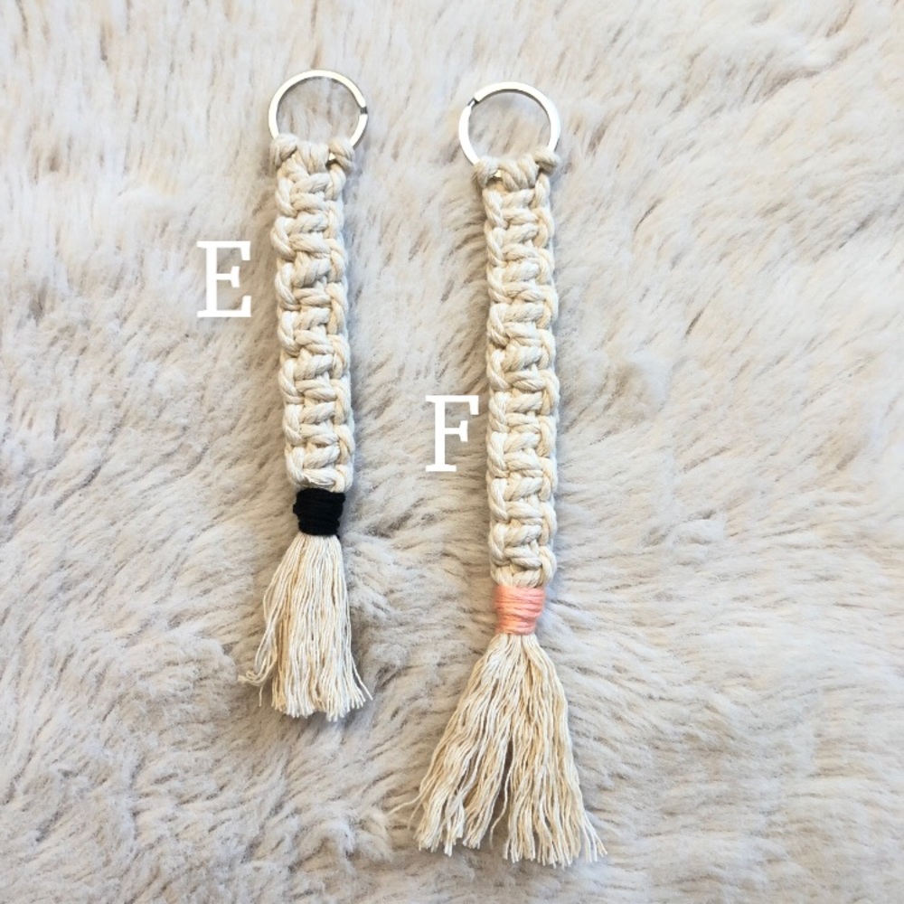 Handmade Boho Macrame Tassel Keychains! - Picture 4 of 8